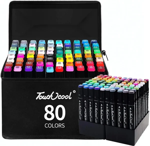 24-80 Colors Double Headed Oily Art Marker Pen Set for Draw Sketching Oily Tip Based Markers Graffiti Manga School Art Supplies - Image 6