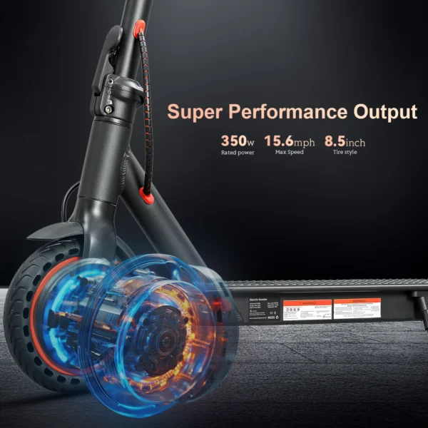 HEZZO 36v 350W 10.4ah Electric Scooter HS-04Pro 8.5" Self-balance Folding Kick Escooter Smart App Eu Us Warehouse Free Shipping - Image 5