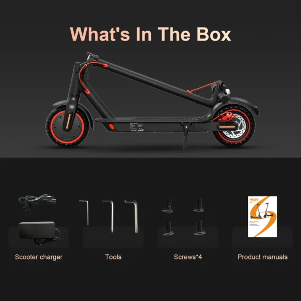 HEZZO 36v 350W 10.4ah Electric Scooter HS-04Pro 8.5" Self-balance Folding Kick Escooter Smart App Eu Us Warehouse Free Shipping - Image 4