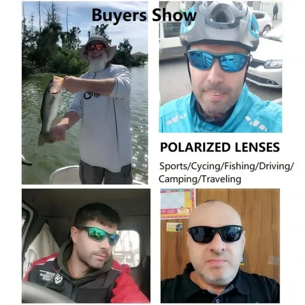 Classic Outdoor Sports Polarized Sunglasses Men Women Cycling Climbing Skiing Fishing Driving Vintage Sun Glasses UV400 Eyewear - Image 2