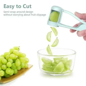 Cortador de tomate, herramientas de uva, artefacto divisor de ensalada de fruta y cereza para niños pequeños, accesorios de cocina pequeños, dispositivo de corte para bebé