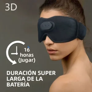 SYPVRY Mascarilla para dormir Bluetooth con auriculares - Tecnología de auriculares para dormir en 3D para una comodidad mejorada Mascarilla para ojos Bluetooth