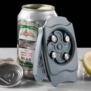 1 abridor de latas de cerveza portátil multifuncional, abridor rápido de tapas de botellas de Coca-Cola, abridor para fiestas, bares y potluck, utensilios domésticos