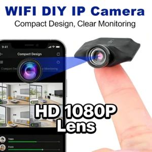 Mini Módulo de Cámara WiFi, Cámara de Vigilancia con Grabación de Video HD 1080P, Detección de Movimiento, Visión Remota