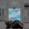Reloj de Pared Luminoso de Alta Calidad, Brilla en la Oscuridad, Silencioso, Sin Tictac, Decoración de Pared Duradera para el Hogar, Oficina, Apartamento