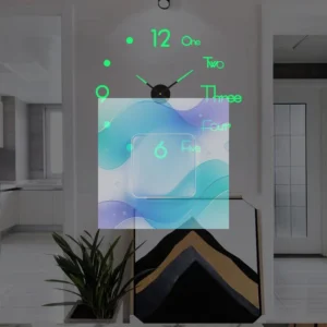 Reloj de Pared Luminoso de Alta Calidad, Brilla en la Oscuridad, Silencioso, Sin Tictac, Decoración de Pared Duradera para el Hogar, Oficina, Apartamento